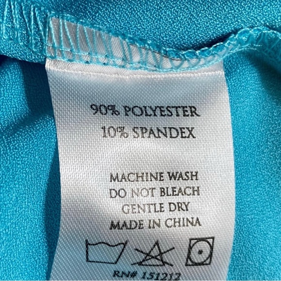 Michelle McDowell Elyse Dress Ruffle Cap Sleeve in Pacific Color Size Medium NWT - Picture 9 of 10